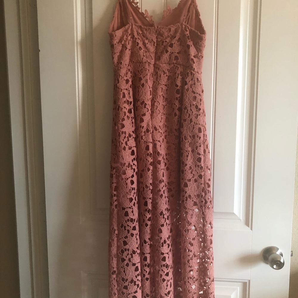 Astr the Label Lace Midi Dress